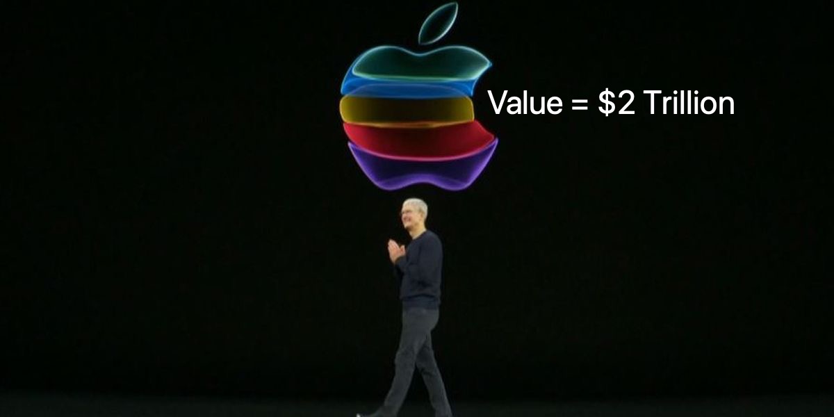 Apple reaches $2 trillion valuation